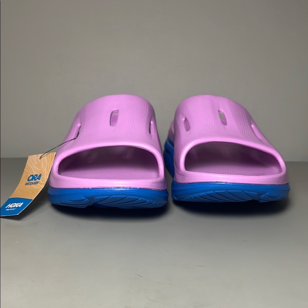 Hoka Purple and Blue Recovery Slides - Picture 2 of 7